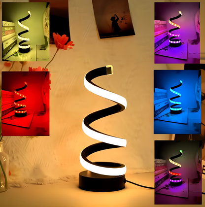 Table Lamp Chromatic Spiral