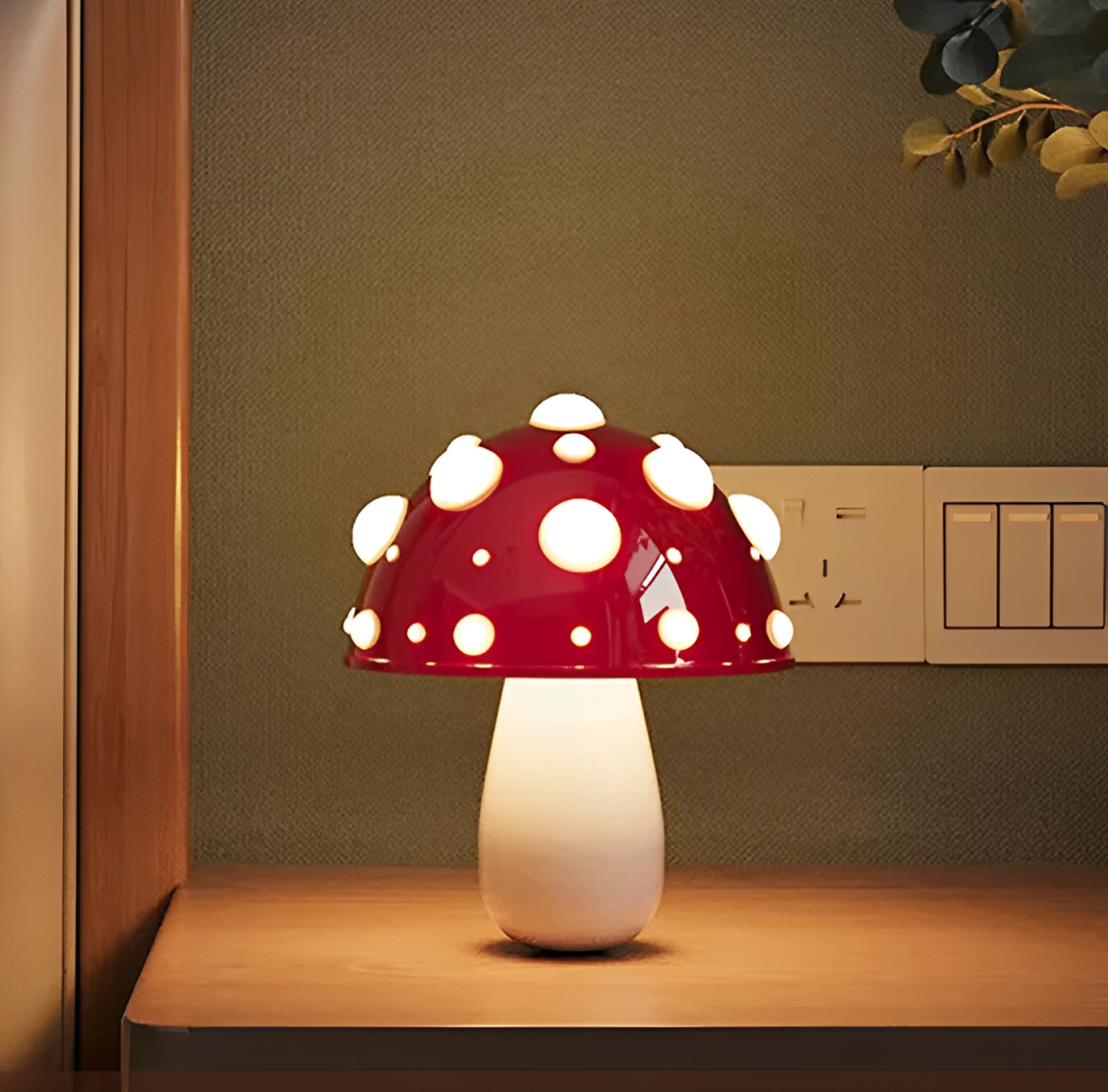 Table Lamp Enchanted Mushroom