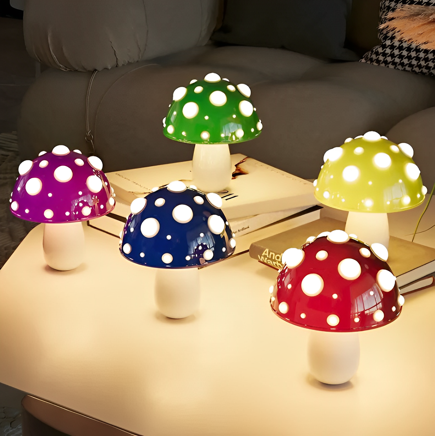 Table Lamp Enchanted Mushroom