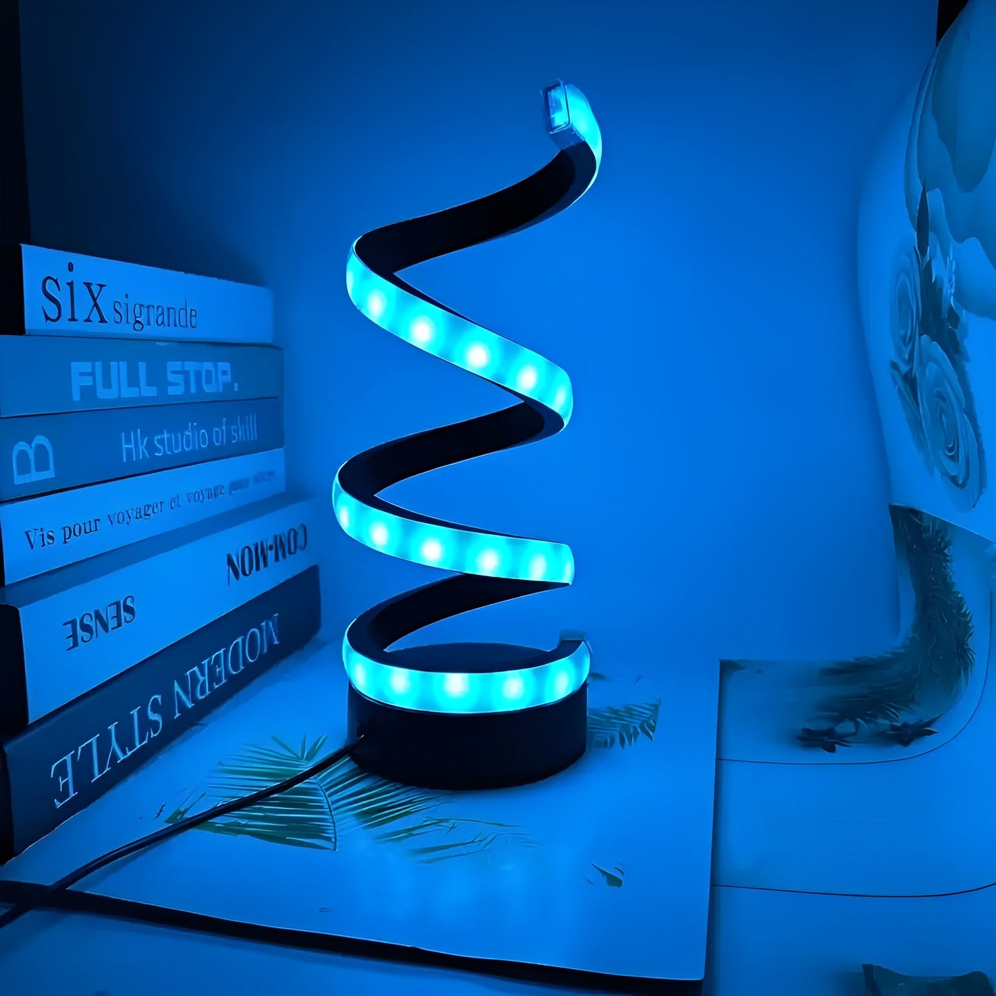 Table Lamp Chromatic Spiral