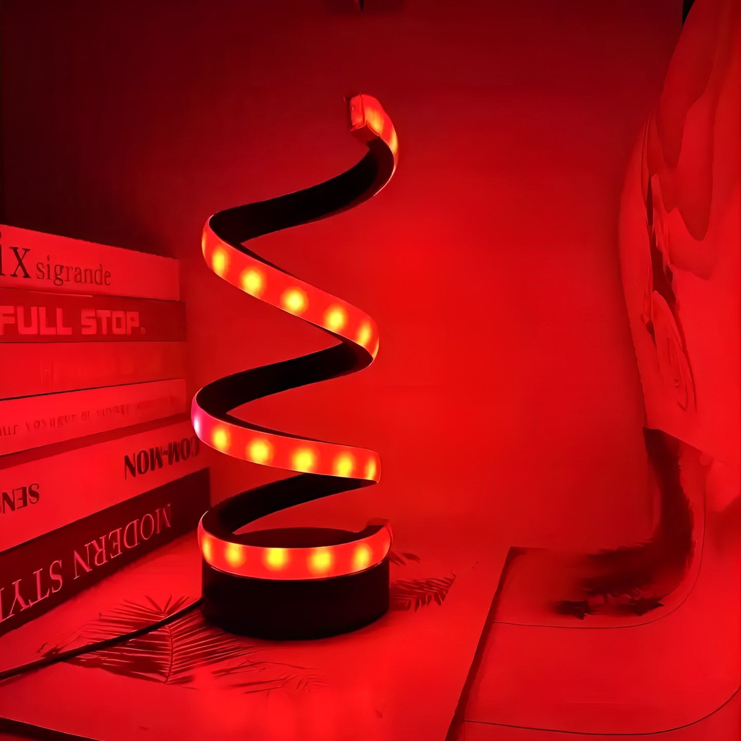 Table Lamp Chromatic Spiral